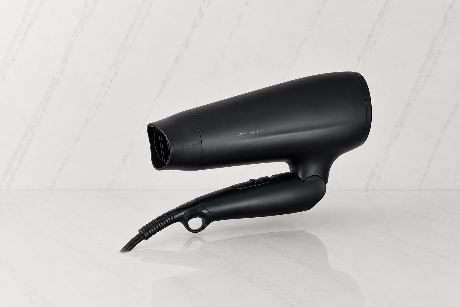 Hotel Hair Dryer 1800W, Black - Image 3