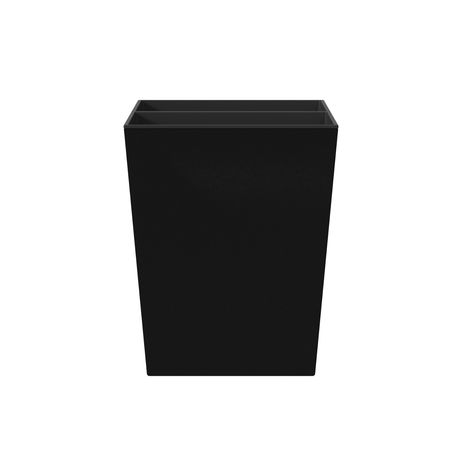 Open Top Recycling Bin – Black - Image 5