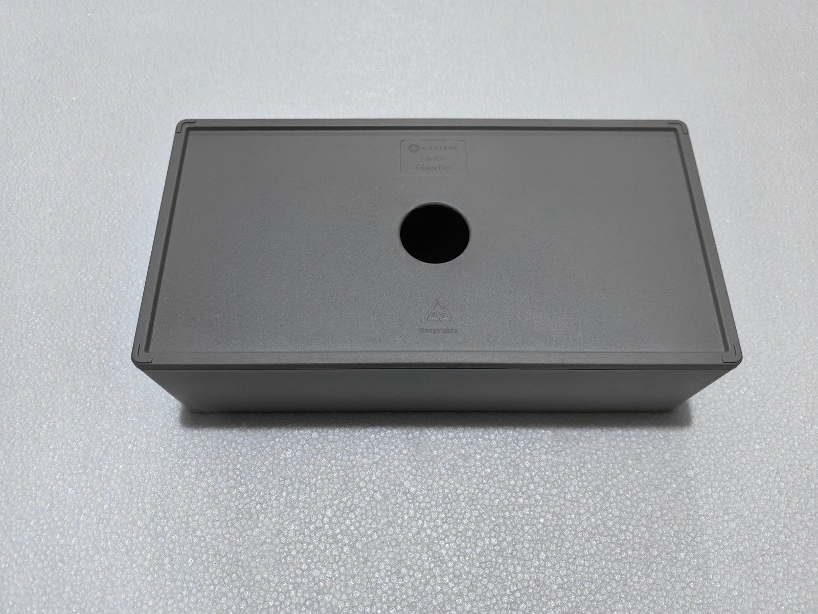 Tissue Box Cover – Grey - Image 2