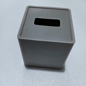Tissue Box Cover – Square Grey